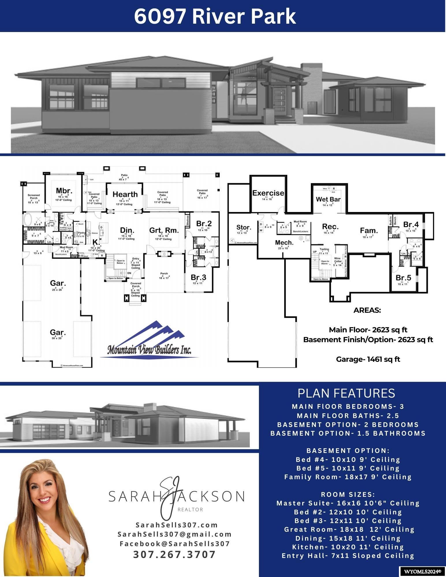6097 River Park Dr, Casper, WY, 82604, USA, 4 Bedrooms Bedrooms, ,3 BathroomsBathrooms,Residential,Pending,6097 River Park Dr,20245246