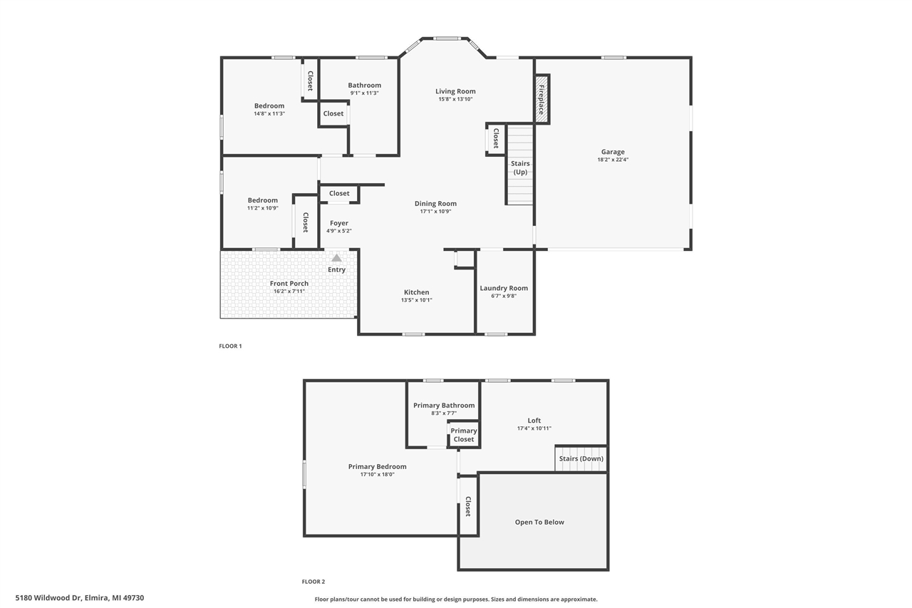 Elmira, Michigan 49730, United States, 3 Bedrooms Bedrooms, ,2 BathroomsBathrooms,Residential,Active,256807