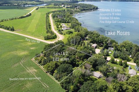 Vacant Land For Sale - LOTS 1 & 2 Mary Lane<br/> Douglas County, Brandon, MN 56315