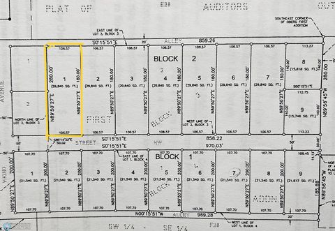 Vacant Land For Sale - 216 5th Street<br/> Ulen, MN 56585
