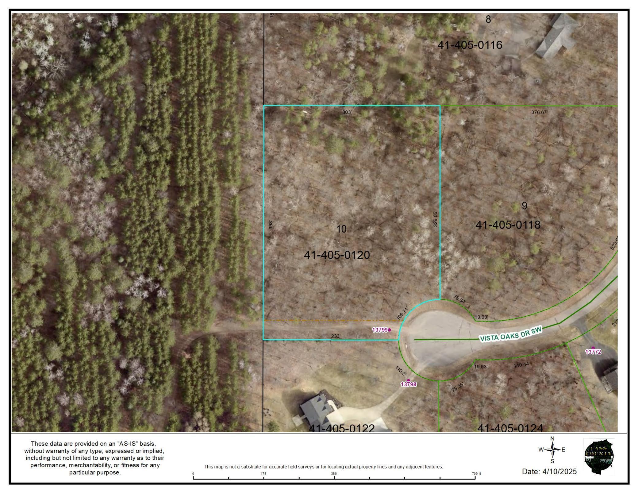 Lot 10Blk 1 Vista Oaks Drive, Pillager, Minnesota image 1