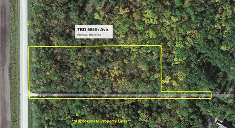 Vacant Land For Sale - XXX 585th Avenue<br/> Roseau County, Warroad, MN 56763