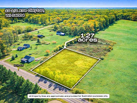 Vacant Land For Sale - TBD 10 1/2 Avenue<br/> Clayton, WI 54004