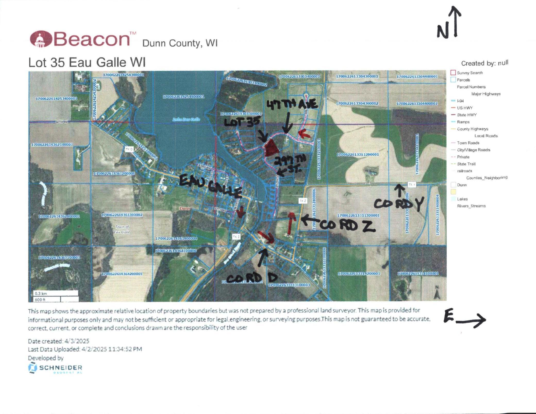 Lot 35 N4XX 297th Street, Eau Galle, Wisconsin image 4