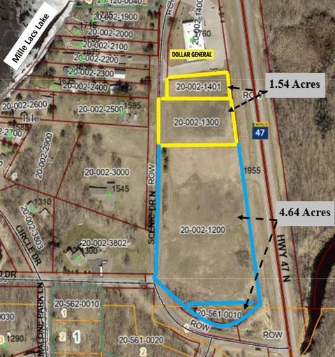 Vacant Land For Sale - 1955 Highway 47<br/> Isle, MN 56342