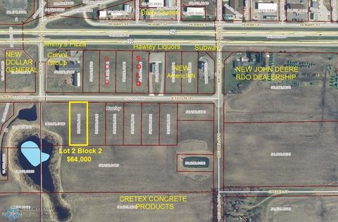 Vacant Land For Sale - 1419 Jetvig Boulevard<br/> Hawley, MN 56549