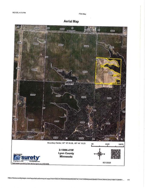 Vacant Land For Sale - - Us Highway 59<br/> Tracy, MN 56132