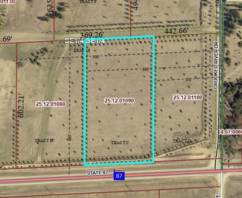 Vacant Land For Sale - TBD Crooked River Dr - Tract C<br/> Hubbard County, Park Rapids, MN 56470