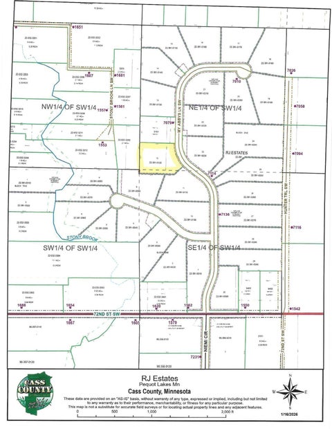 Vacant Land For Sale - XX12 TBD My Abbys Way Lane<br/> Cass County, Pequot Lakes, MN 56472