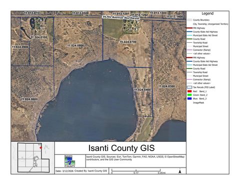 Vacant Land For Sale - TBD 397th Avenue<br/> Stanchfield, MN 55080