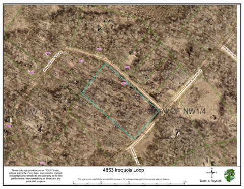 Vacant Land For Sale - 4853 Iroquois Loop<br/> Cass County, Motley, MN 56466
