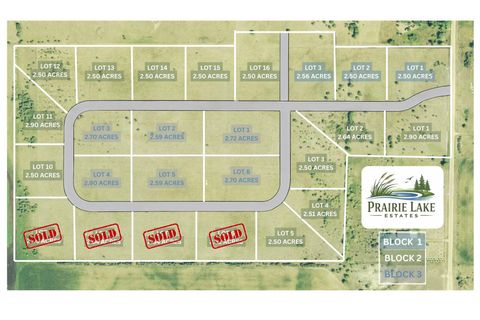 Vacant Land For Sale - BLK 3 LOT 5 Prairie Lake Estates<br/> Becker County, Audubon, MN 56511