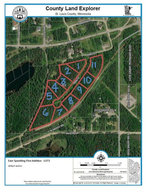 Vacant Land For Sale - 2120 Sibley Court<br/> Ely, MN 55731