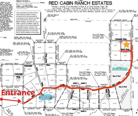 Tiny photo for Lot 5 Red Cabin Ranch, Vernon, AZ 85940 (MLS # 253376)