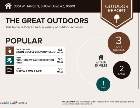 Tiny photo for 3361 W Hansen, Show Low, AZ 85901 (MLS # 259615)