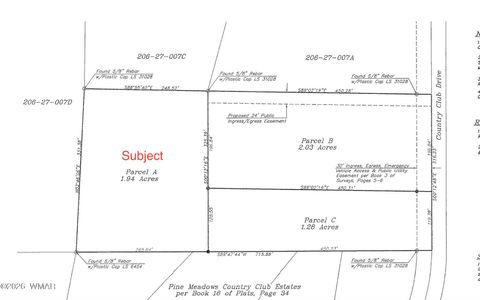 Tiny photo for TBD Country Club Drive, Overgaard, AZ 85933 (MLS # 259287)