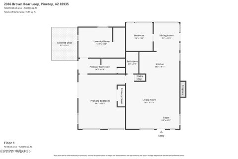 Tiny photo for 2086 Brown Bear Loop, Pinetop, AZ 85935 (MLS # 261780)