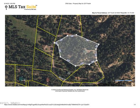 Tiny photo for 2 N2277, Nutrioso, AZ 85932 (MLS # 257615)