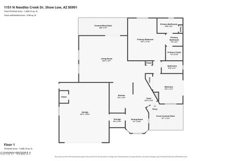 Tiny photo for 1151 N Needles Creek Drive, Show Low, AZ 85901 (MLS # 262956)