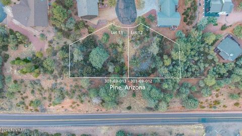 Tiny photo for 0 Drumecho Cir Lots 12 & 13, Pine, AZ 85544 (MLS # 258082)