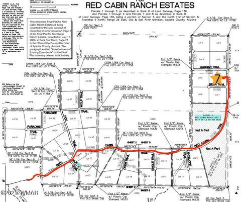 Tiny photo for Lot 7 Red Cabin Ranch, Vernon, AZ 85940 (MLS # 253378)