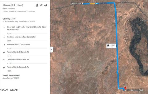 Tiny photo for 3985 Coronado Road, Snowflake, AZ 85937 (MLS # 246917)