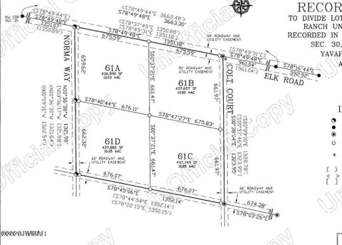 Tiny photo for 61 Norma Rd Lot C 10 Acres, Ash Fork, AZ 86320 (MLS # 263493)