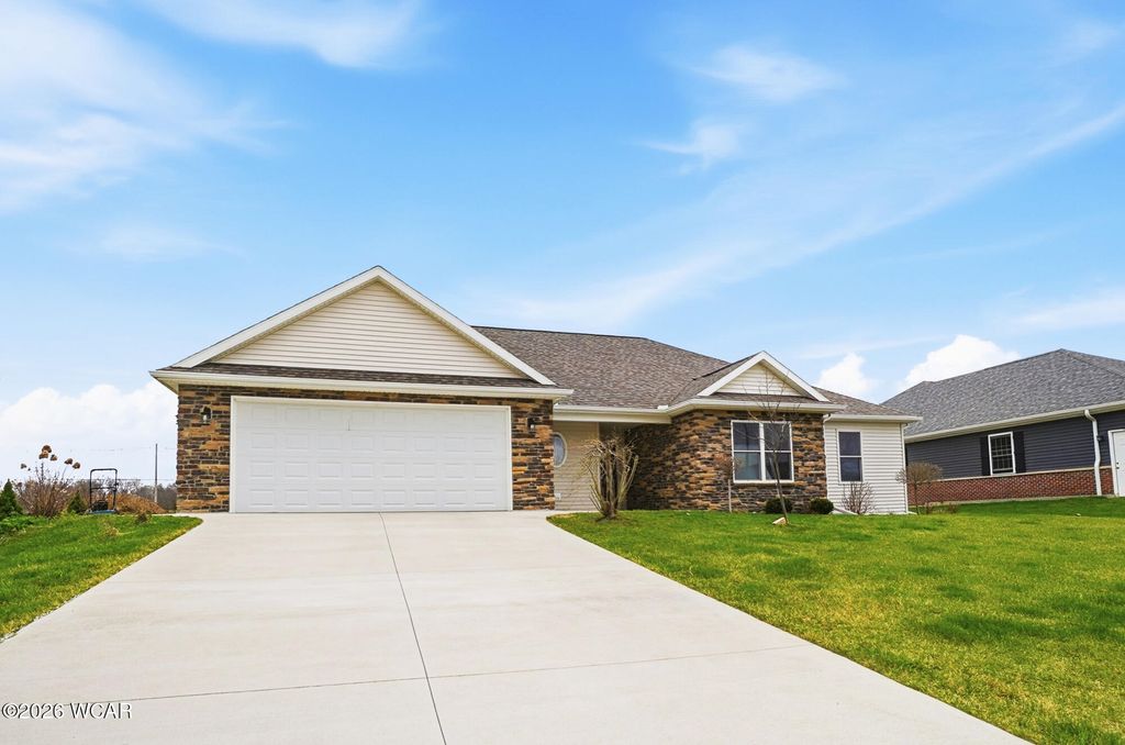 Photo of 109 Bluegrass Drive, Wapakoneta, OH 45895 (MLS # 309672)
