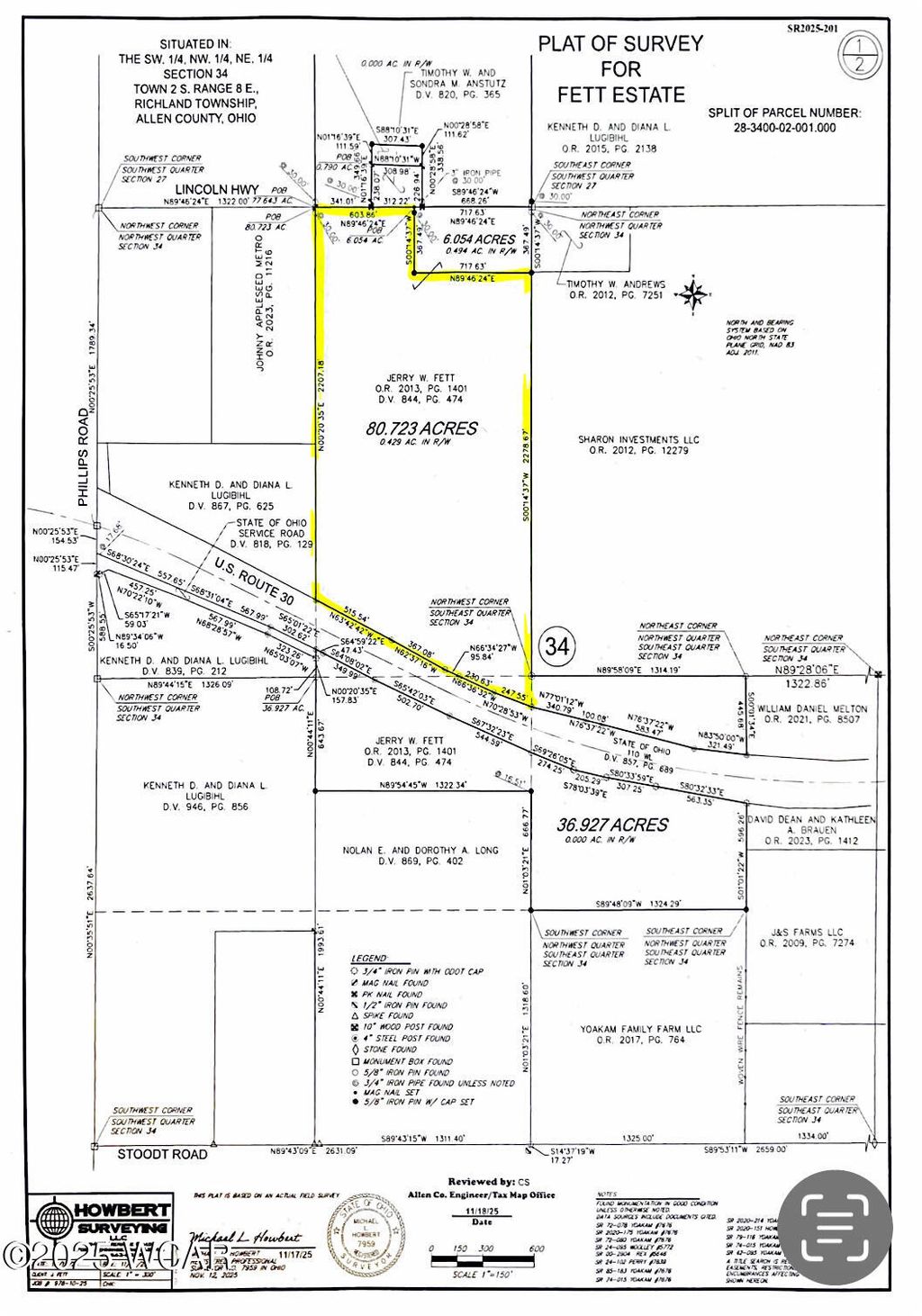 Photo of 00 Lincoln Highway, Bluffton, OH 45817 (MLS # 308638)