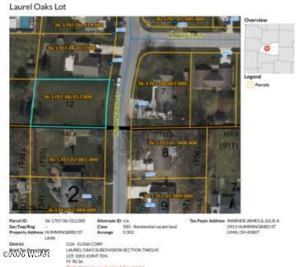 Photo of 000 Hummingbird Street, Lima, OH 45807 (MLS # 309613)