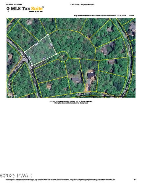 Vacant Land For Sale - TRACT 817 Black Oak Court<br/> Milford, PA 18337