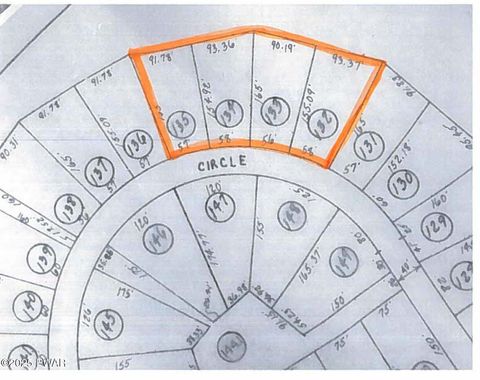 Vacant Land For Sale - LOT132-135 Southwell Circle<br/> Newfoundland, PA 18445