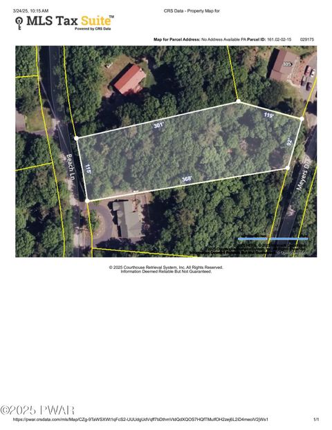 Vacant Land For Sale - LOT 602 Beach Lane<br/> Dingmans Ferry, PA 18328