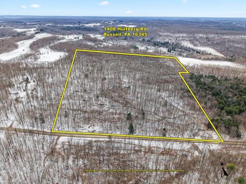 Vacant Land For Sale - 1408 Hultberg Road<br/> Russell, PA 16345