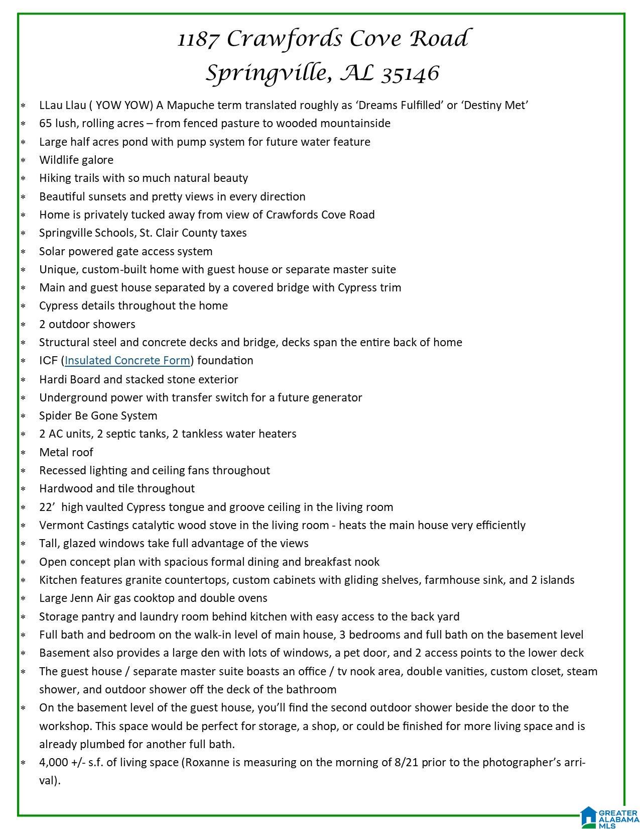 1187 CRAWFORDS COVE ROAD