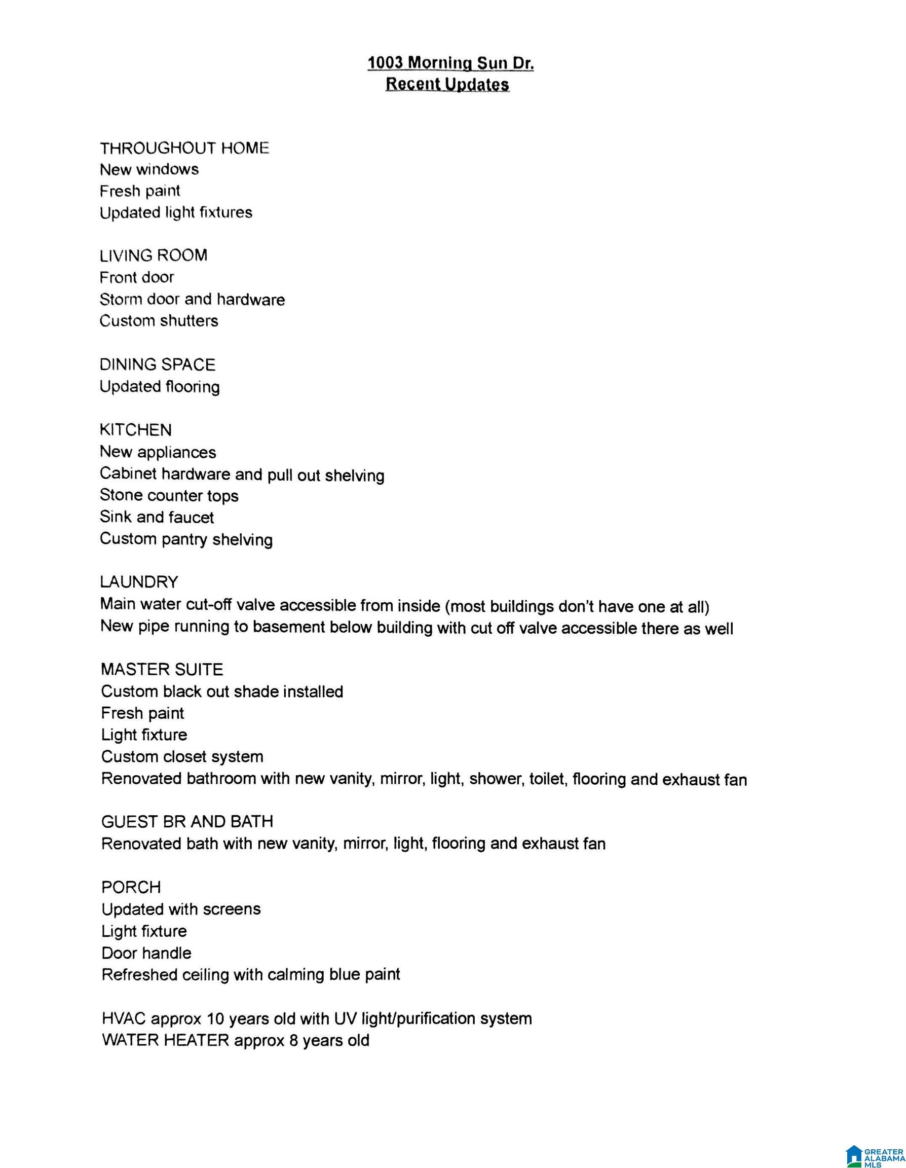 1003 MORNING SUN DRIVE 1003