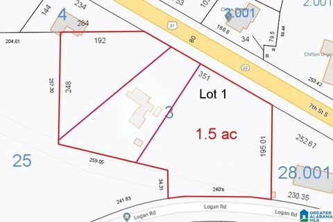 Lot 1 HIGHWAY 31 1 CLANTON AL 35045
