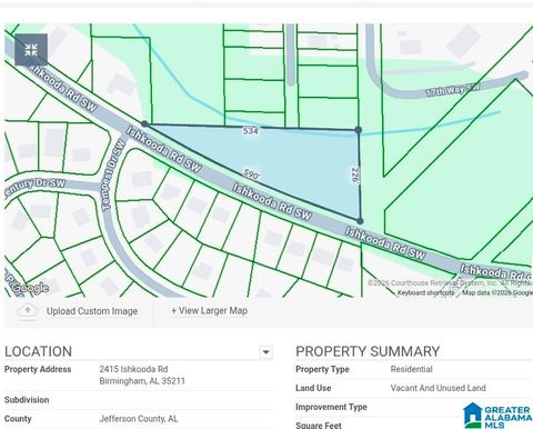 2415 ISHKOODA ROAD SW 1 BIRMINGHAM AL 35211