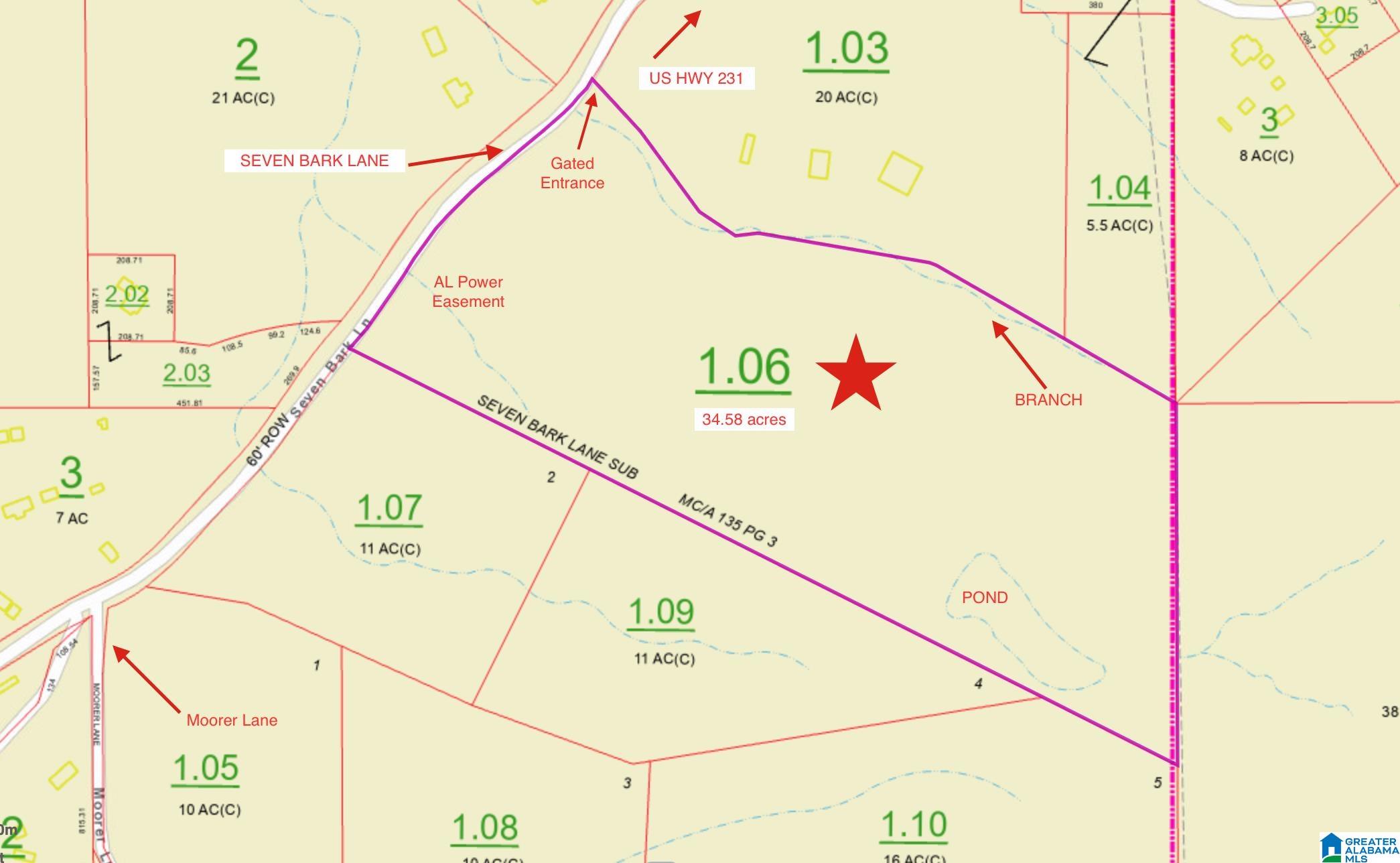 0 SEVEN BARK LANE 34.58
