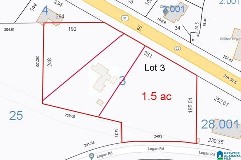 1209 S 7TH STREET Lot 3 CLANTON AL 35045