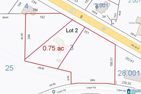 1209 S 7TH STREET Lot 2 CLANTON AL 35045