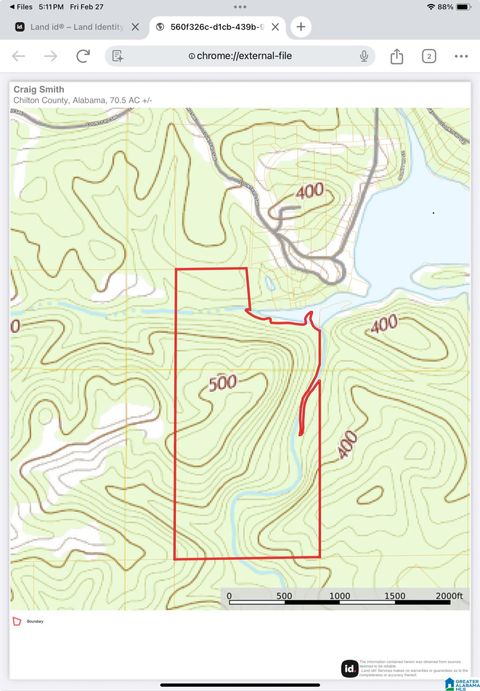 1275 COUNTY ROAD 546 0 VERBENA AL 36091