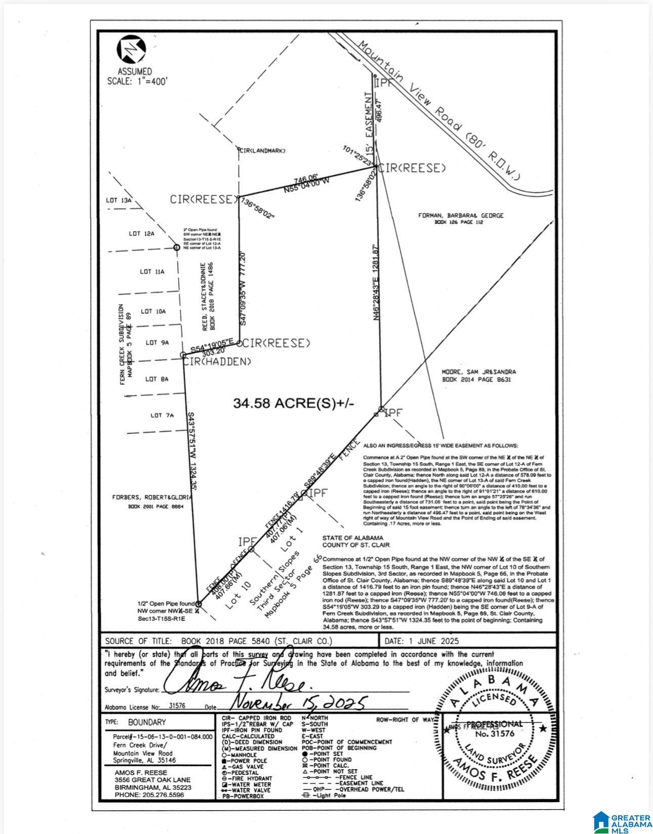 0 FERN CREEK DRIVE 1