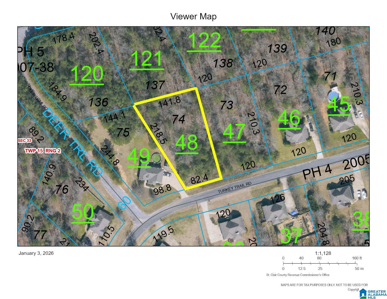 Photo 1 of 3 — 285 TURKEY TRAIL ROAD 74, ODENVILLE, AL 35120