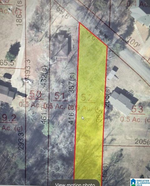 5855 MCWAINE DRIVE 0 BESSEMER AL 35022