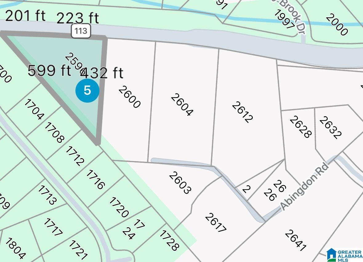 2596 ABINGDON ROAD LOT 1