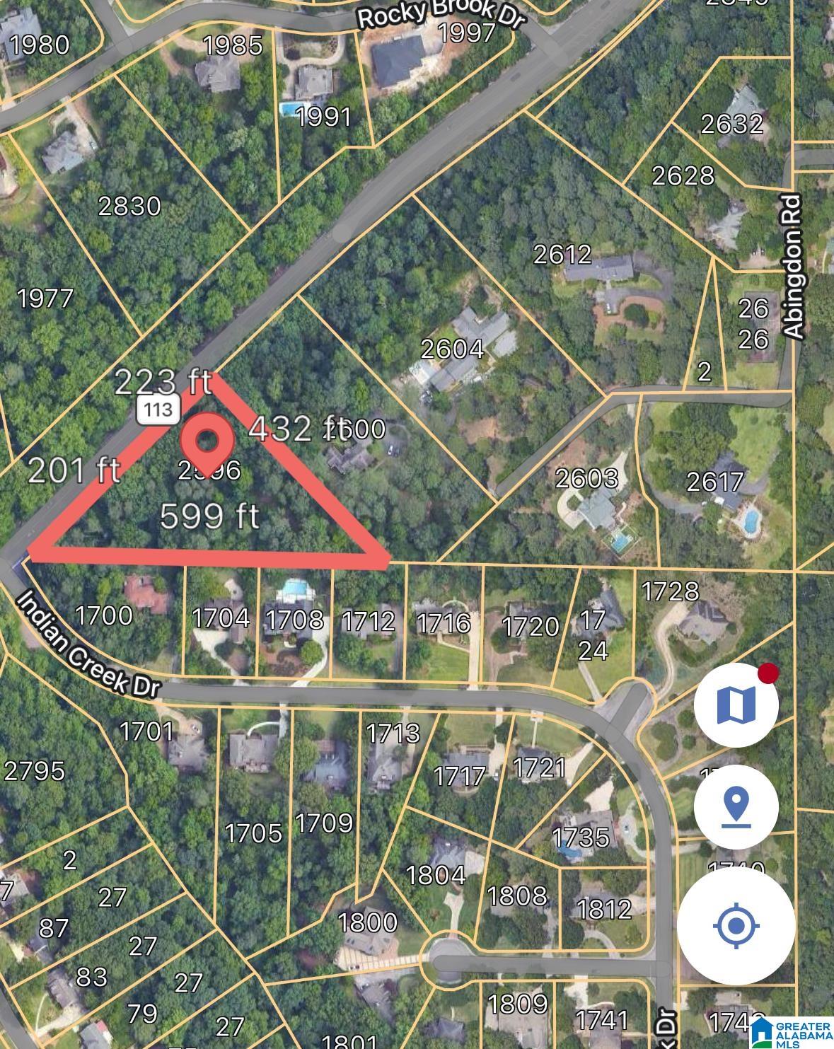 2596 ABINGDON ROAD LOT 1