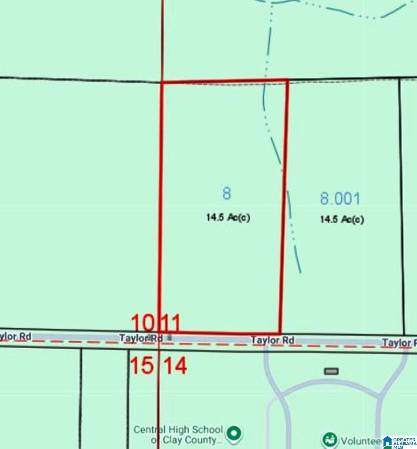 0 TAYLOR ROAD 14.5 acres