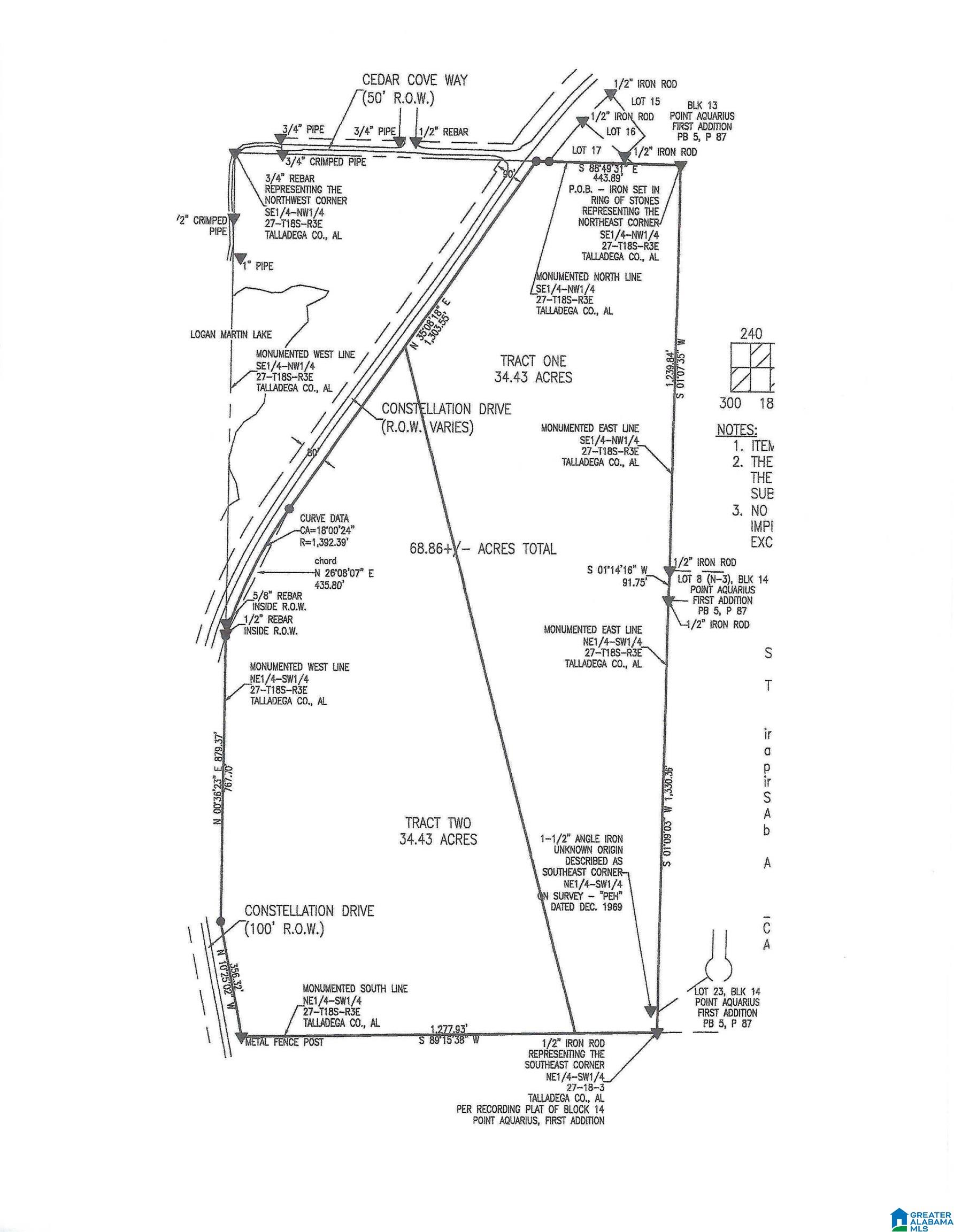 34 Acres- Mtn CONSTELLATION DRIVE 34+ Acres-Mtn Tract ONE