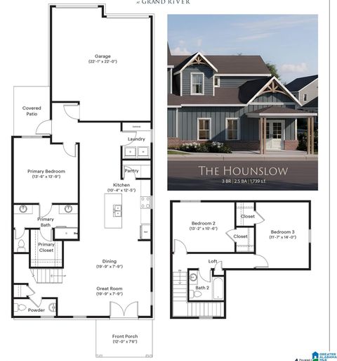 Photo of 1017 Grand River Boulevard W, LEEDS, AL 35094 (MLS # 21442904)